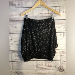 Sequin all over Black Top